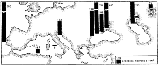 Рисунок 242. Изменения в обилии фауны южных морей.