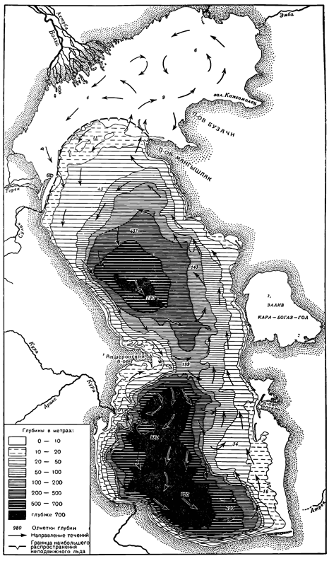 Рисунок 267. Каспийское море.